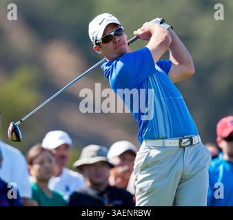 9 octobre 2011 : le golfeur PGA Paul Casey en action lors de la dernière manche du Fry's.com Open au club de golf CordeValle à San Martin, CA. â© Damon Tarver/Cal Sport Media(image crédit : © Damon Tarver/Cal Sport Media/ZUMAPRESS.com) Banque D'Images