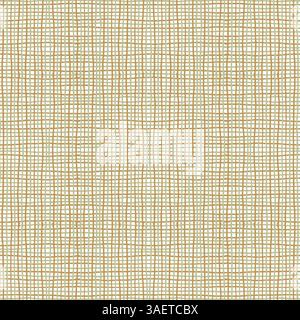 Subtil fond texturé beige avec de fines lignes verticales et horizontales marron pour un design web minimaliste. Banque D'Images