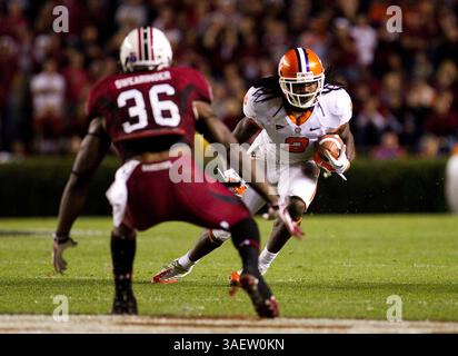 26 novembre 2011 - Columbia, Caroline du Sud, U. S - récepteur large des Clemson Tigers Sammy Watkins (2) (image crédit : © Tony Brown/Southcreek/ZUMAPRESS.com) Banque D'Images
