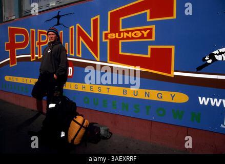 16 avril 2000 ; Auckland, Nouvelle-Zélande ; Backpacker à Auckland.. (Image de crédit : Dvir Bar-Gal/ZUMAPRESS.com) Banque D'Images