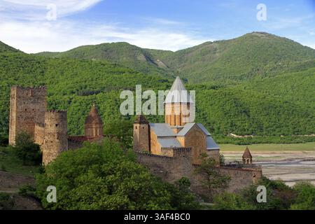 Ananuri - château médiéval, sur la rivière Aragvi, Géorgie Banque D'Images