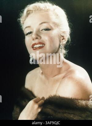 01 juin 1950 ; Hollywood, Californie, États-Unis ; MARILYN MONROE actrice. Blonde Bombshell née NORMA JEAN BAKER le 1er juin 1926. MARILYN MONROE est décédée d'une overdose de drogue le 5 août 19621950, sur la photo : MARILYN MONROE. (Crédit image : SNAP/ZUMAPRESS.com) Banque D'Images
