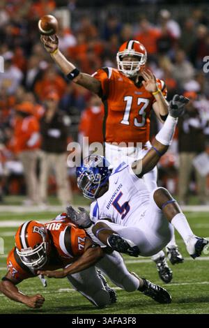 26 septembre 2009 : quaterback Bowling Green Tyler Sheehan (image crédit : SGM/ZUMAPRESS.com) Banque D'Images