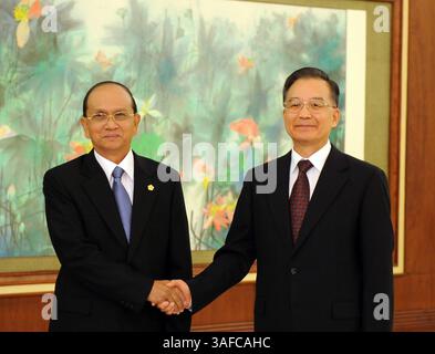 08 août 2008 - Pékin, Chine - premier ministre chinois WEN JIABAO (image crédit : ZUMA Press/ZUMAPRESS.com) Banque D'Images