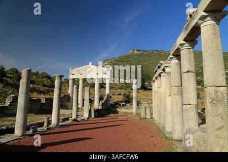 Messène antique, Péloponnèse, Grèce. Banque D'Images