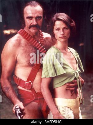29 août 2001 ; Hollywood, Californie, États-Unis ; PHOTO DU DOSSIER : 1974 ; l'acteur SEAN CONNERY et l'actrice CHARLOTTE RAMPLING dans le film 'Zardoz.'. (Image de crédit : ZUMA Press/ZUMAPRESS.com) Banque D'Images