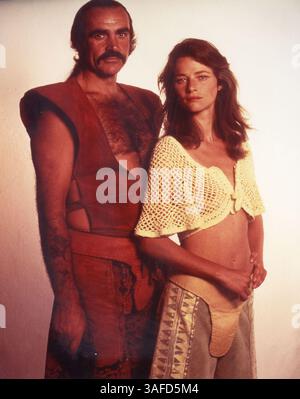 29 août 2001 ; Hollywood, Californie, États-Unis ; PHOTO DU DOSSIER : 1974 ; l'acteur SEAN CONNERY et l'actrice CHARLOTTE RAMPLING dans le film 'Zardoz.'. (Image de crédit : ZUMA Press/ZUMAPRESS.com) Banque D'Images