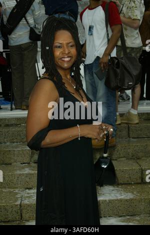 24 mai 2004 ; New York, NY, États-Unis ; ROBIN GIVENS lors de la première mondiale de « The Day After Tomorrow » au Musée américain d'histoire naturelle. (Image de crédit : Keystone Canada/ZUMAPRESS.com) Banque D'Images