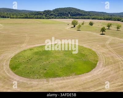 Seip Earthworks, Hopewell culture National Historical Park, Chillicothe, OH 45601 Banque D'Images