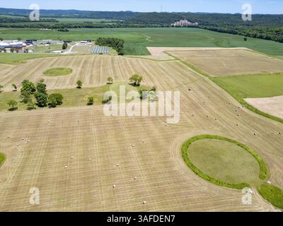 Seip Earthworks, Hopewell culture National Historical Park, Chillicothe, OH 45601 Banque D'Images