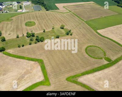 Seip Earthworks, Hopewell culture National Historical Park, Chillicothe, OH 45601 Banque D'Images