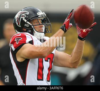 30 août 2012 : Jacksonville Jaguars (#) lors du match de pré-saison NFL entre les Atlanta Falcons et les Jacksonville Jaguars à EverBank Field à Jacksonville, FL. Les Jaguars ont gagné 24-14 . Daniel Goncalves(crédit image : © Daniel Goncalves/Cal Sport Media/ZUMAPRESS.com) Banque D'Images