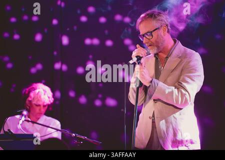 Matt Berninger en direct au Brudenell social Club, Leeds, 03.04.2025 Banque D'Images