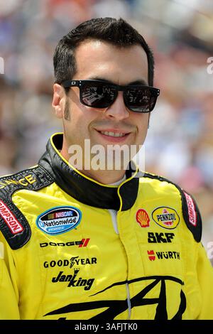 26 mai 2012 - Charlotte, Caroline du Nord, États-Unis - Sam Hornish Jr. (12 ans), pilote de la Nationwide Series à l'History 300 à Charlotte Motorspeedway à Charlotte en Caroline du Nord (crédit image : © Marty Bingham/ZUMAPRESS.com) Banque D'Images
