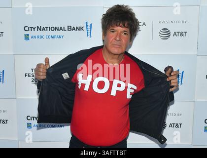 Le musicien Clem Burk assiste à 'Blondie : Vivir en la Habana' lors du Tribeca Festival 2021 à The Battery le 16 juin 2021 à New York. Banque D'Images