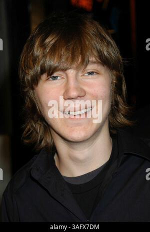 04 mars 2004 - Hollywood, Californie, États-Unis - Paul Dano à la première mondiale de 'The Girl Next Door (crédit image : Glenn Weiner/ZUMAPRESS.com) Banque D'Images