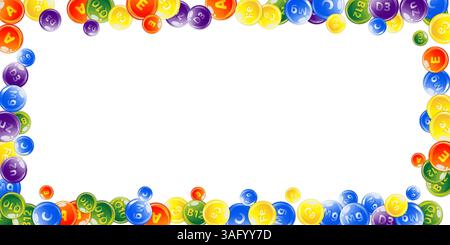 Complexe de vitamines et minéraux. Suppléments multivitamines ronds colorfull pilules dispersées. Traitement de beauté et soin de la peau de nutrition. Concept de bien-être. Illustration vectorielle de vitamines essentielles. Illustration de Vecteur