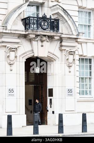 Department for Energy Security & Net Zero, Whitehall, Londres, Angleterre. Banque D'Images