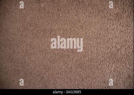 Texture du tapis shag brun. Motif et arrière-plan Banque D'Images
