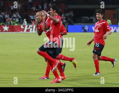 25 mars 2012 - Colombie - Medellin,Antioquia,Colombia 25 de Marzo de 2012.Deportivo independiente Medellin vs Atletico Nacional. crÃ©dito : CEET FotÃ³grafo : JOHAN LOPEZ (crédit image : © El Tiempo/GDA/ZUMAPRESS.com) Banque D'Images