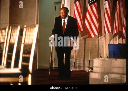 10 janvier 1997 - Washington, DC, DC, USA - Lionel Hampton, légende du jazz, lors de la cérémonie de remise de la Médaille nationale des Arts à la Maison Blanche le 10 janvier 1997 à Washington, DC. (Crédit image : © Richard Ellis/ZUMAPRESS.com) Banque D'Images