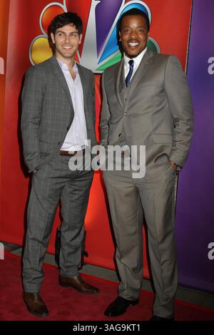 14 mai 2012 - New York, New York, États-Unis - présentation NBC Upfront. Rockefeller Center, New York. 14 mai 2012.photos par , photos Inc 2012.DAVID GIUNTOLI, RUSSELL HORNSBY(crédit image : © Sonia Moskowitz/Globe photos/ZUMAPRESS.com) Banque D'Images