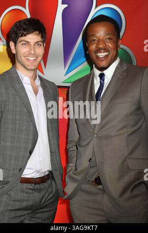 14 mai 2012 - New York, New York, États-Unis - présentation NBC Upfront. Rockefeller Center, New York. 14 mai 2012.photos par , photos Inc 2012.DAVID GIUNTOLI, RUSSELL HORNSBY(crédit image : © Sonia Moskowitz/Globe photos/ZUMAPRESS.com) Banque D'Images