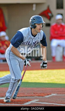 29 mars 2012 - Towson, Maryland, États-Unis - RYAN RIPKEN est premier dans un match contre le Calvert Hall College High School. Ripken, le fils du Hall of Famer Cal Ripken Jr., a signé une lettre d'intention avec les Gamecocks de Caroline du Sud. (Crédit image : © Ken Inness/ZUMApress.com) Banque D'Images
