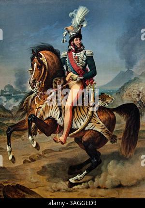 Portrait équestre de Joachim Murat Roi de Naples 1767 Antoine-Jean GROS, 1771 - 1835, France, Français, Louvre Paris, musée des Beaux-Arts, France Français, Banque D'Images