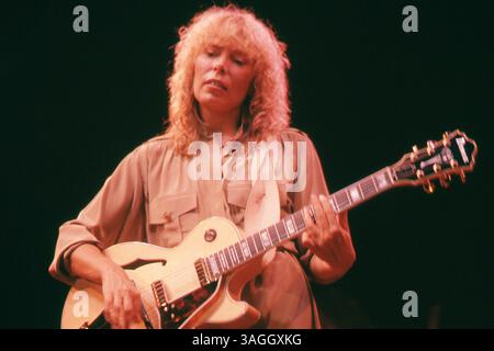 Joni Mitchell au Civic Center de Providence, Rhode Island, États-Unis, 27 août 1979. Banque D'Images