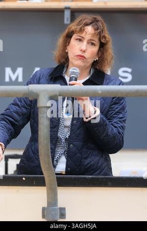 4 avril 2025 Victoria Atkins députée de Horncastle et Louth dans le Lincolnshire également Secrétaire d'État fantôme à l'environnement, à l'alimentation et aux Affaires rurales Banque D'Images