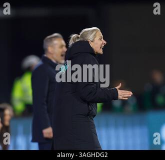 8 avril 2025 ; Tallaght Stadium, Dublin, Irlande : Women Nations League International Football, République d'Irlande contre Grèce ; Carla Ward Ireland manager Banque D'Images