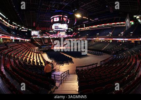 21 juillet 2012 - Calgary, Alberta, Canada - vue générale du Scotiabank Saddledome avant l'UFC 149 le 21 juillet 2012 à Calgary, Alberta, Canada. (Crédit image : © Derek Leung/ZUMAPRESS.com) Banque D'Images
