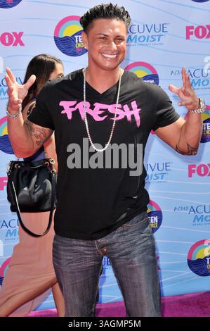 22 juillet 2012 - la, CA, États-Unis - . . . . . . . . . . VENTES AUX ÉTATS-UNIS UNIQUEMENT. . . . . 22 juillet 2012, LA Paul Delvecchio alias DJ Pauly d aux Teen Choice Awards 2012 le 22 juillet 2012 à Los Angeles (image crédit : © Sharkpixs/ZUMAPRESS.com) Banque D'Images