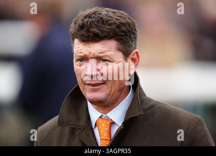 Photo de dossier datée du 26-10-2024 d'Andrew Balding, dont le cheval Maraaheb a fait des débuts très encourageants sur l'hippodrome le mois dernier et est pris pour construire sur cela dans les £30 en Paris gratuits avec BetUK Stricted novice Stakes à Lingfield. Date d'émission : mercredi 9 avril 2025. Banque D'Images