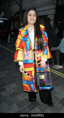 Londres, Royaume-Uni. 08 avril 2025. Eleni C à la soirée de gala 'Queen by Candlelight', The London palladium, Argyll Street, le mardi 08 avril 2025 à Londres, Angleterre, Royaume-Uni. CAP/CAN © CAN/Capital Pictures crédit : Capital Pictures/Alamy Live News Banque D'Images