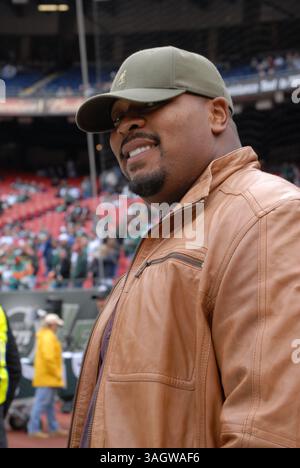 01 nov. 2009 - New York, New York, États-Unis - KRIS JENKINS au match NY jets vs Miami Dolphins au Giant Stadium. Miami a gagné 30-25. (Crédit image : © Jeffrey Geller/ZUMA Press) Banque D'Images