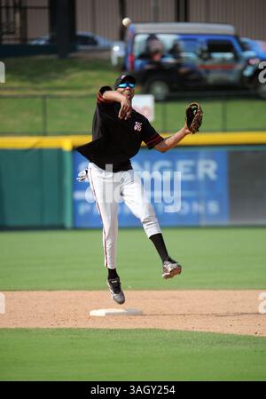 13 juin 2009 : James Singleton des Mavericks de Dallas fait un lancer équilibré en premier lors du match de baseball caritatif de collecte de fonds de Reebok Heroes Baseball Game par la Fondation Mike Modano au stade de baseball Dr Pepper à Frisco, Texas. (Crédit image : © Albert Pena/Cal Sport Media/ZUMA Press) Banque D'Images