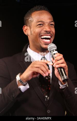 27 juil. 2009 - Tokyo, Japon - MARLON WAYANS à l'appel photo 'G.I. Joe - The Rise of Cobra' à Tokyo qui sortira à Tokyo le 7 août. (Crédit image : © Hitoshi Yamada/ZUMA Press) Banque D'Images