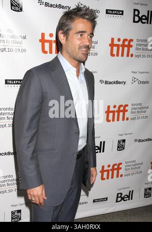 Sep 14, 2009 - Toronto, ON, Canada - COLIN FARRELL à la première de 'Ondine' au Festival international du film de Toronto 2009. (Crédit image : © Dan Herrick/ZUMA Press) Banque D'Images