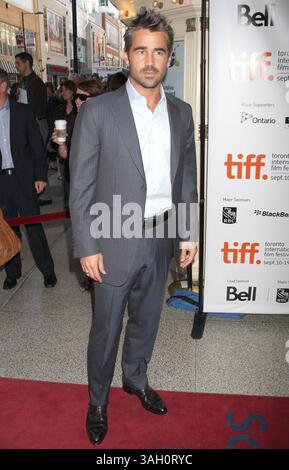 Sep 14, 2009 - Toronto, ON, Canada - COLIN FARRELL à la première de 'Ondine' au Festival international du film de Toronto 2009. (Crédit image : © Dan Herrick/ZUMA Press) Banque D'Images