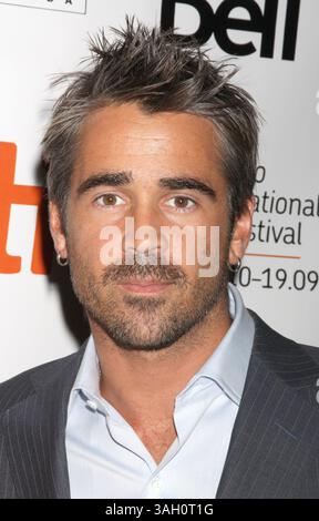 Sep 14, 2009 - Toronto, ON, Canada - COLIN FARREL à la première de 'Ondine' au Festival international du film de Toronto 2009. (Crédit image : © Dan Herrick/ZUMA Press) Banque D'Images