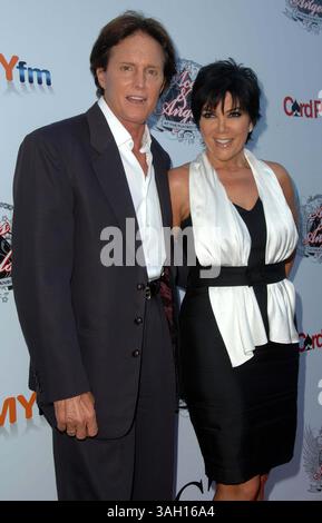 Aces & Angels Celebrity Poker Tournament au Playboy Mansion à Holmby Hills, CA 07-11-2009 photo par James Diddick Globe photos @ 2009 BRUCE JENNER ET KRIS JENNER K62572JDI Banque D'Images