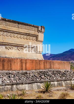 Site archéologique de Mitla, San Pablo Villa de Mitla, État d'Oaxaca, Mexique Banque D'Images