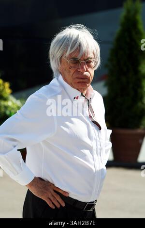 26 juillet 2009 - Budapest, Hongrie - BERNIE ECCLESTONE (GBR) F1 Supremo...Championnat du monde de formule 1, Rd 10, Grand Prix de Hongrie, jour de la course. (Crédit : © Sutton Motorsports/ZUMA Press) Banque D'Images