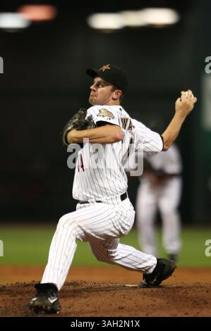 22 juillet 2009 : Roy Oswalt, lanceur de départ des Astros de Houston, remporte la victoire des Astros alors que les Astros de Houston battent les Louis Cardinals 4-3 au minute Maid Park à Houston, au Texas. Margaret Bowles/CSM (image crédit : © Margaret Bowles/Cal Sport Media/ZUMA Press) Banque D'Images