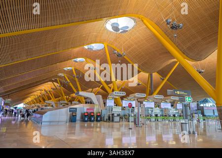 Flughafen Adolfo Suarez Madrid-Barajas, Madrid, Espagne Banque D'Images