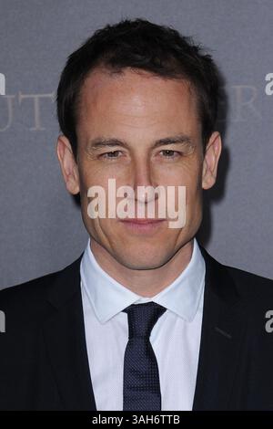 1er avril 2015 - New York, NY, États-Unis - 1er avril 2015 New York City..Tobias Menzies assiste à la série STARZ original â€œDroughtlanderâ€ célébration de â€œThe Reckoningâ€ lors d'une première projection spéciale de â€œOutlanderâ€ au Ziegfeld Theater le 1er avril 2015 à New York City (crédit image : © Kristin Callahan - Ace Pictures/Ace Pictures/ZUMA Wire) Banque D'Images