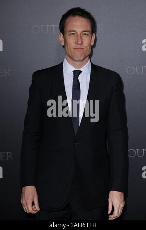 1er avril 2015 - New York, NY, États-Unis - 1er avril 2015 New York City..Tobias Menzies assiste à la série STARZ original â€œDroughtlanderâ€ célébration de â€œThe Reckoningâ€ lors d'une première projection spéciale de â€œOutlanderâ€ au Ziegfeld Theater le 1er avril 2015 à New York City (crédit image : © Kristin Callahan - Ace Pictures/Ace Pictures/ZUMA Wire) Banque D'Images