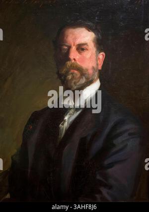 John Singer Sargent (1856-1925), Autoportrait de l'artiste américain à l'huile sur toile, 1906 Banque D'Images